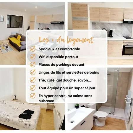 T2 ** Le Wlérick ** Hyper Centre ** Apartamento Mont de Marsan