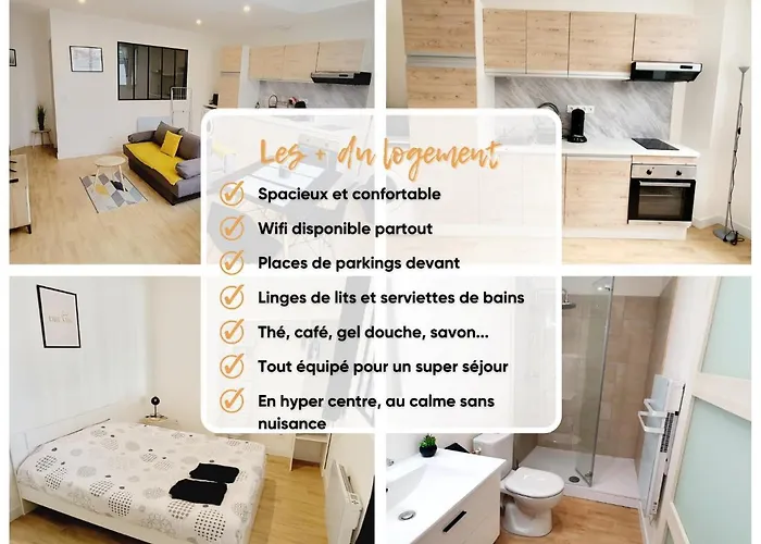 Le Wlerick 1 - Hyper Centre - Au Calme - Wifi Apartman Mont-de-Marsan